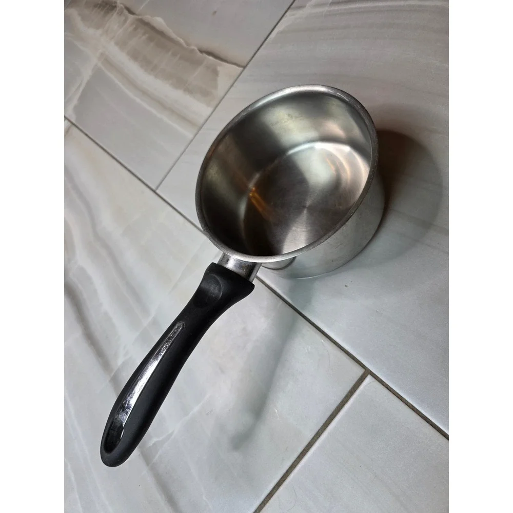Bialetti Stainless Steel Saucepan 5.5 Inch Italian Design Professional A2‎